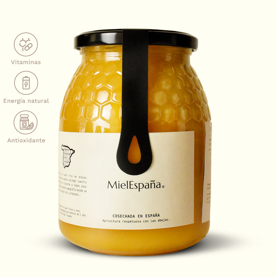Miel cremosa de Palencia mil flores