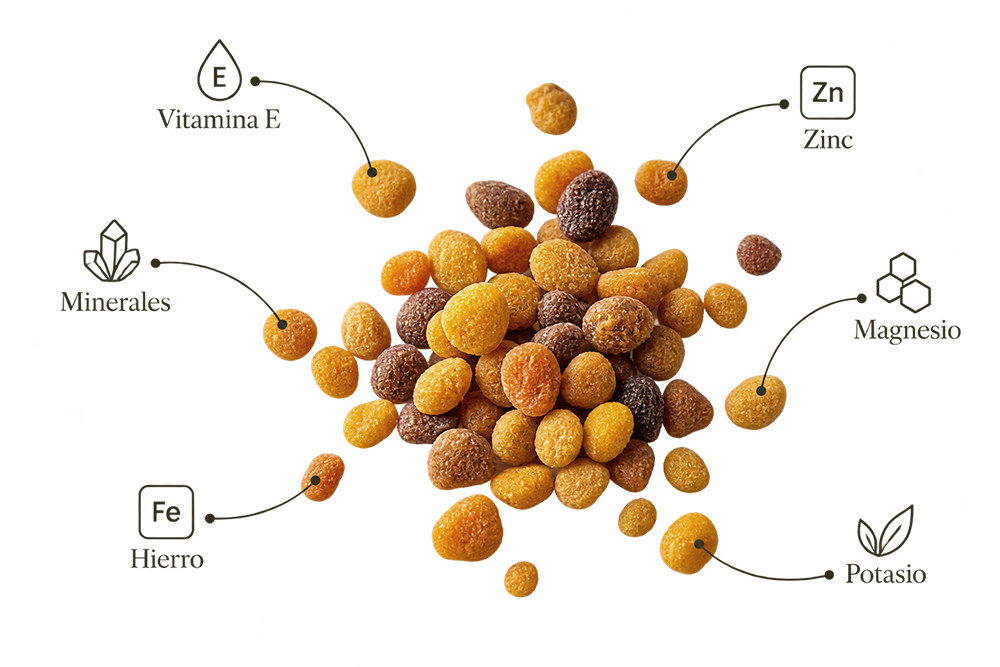 beneficios del polen de abeja puro